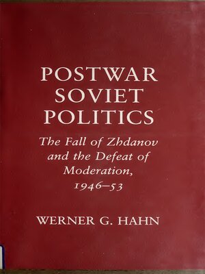 cover image of Postwar Soviet Politics
